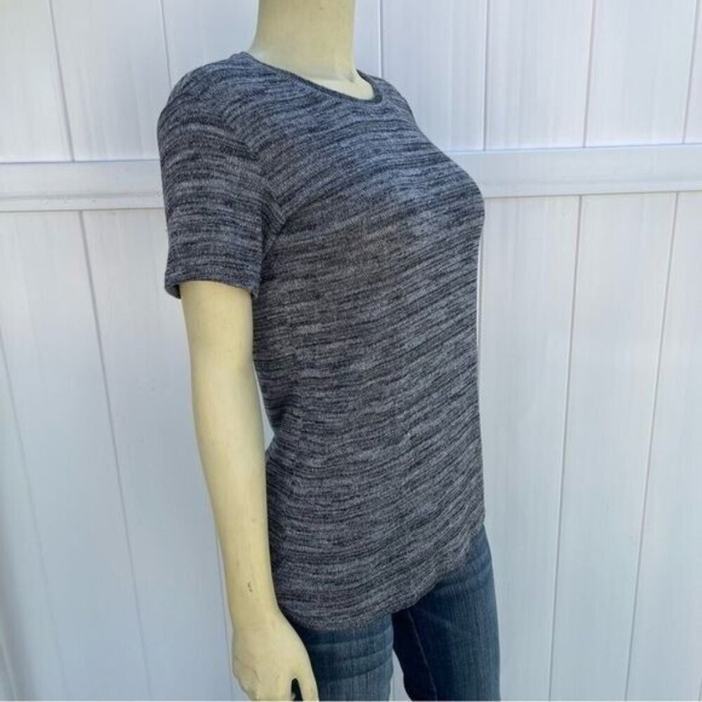 Whetherly Gray Short Sleeve Lightweight Crewneck Top Size S - Picture 2 of 8